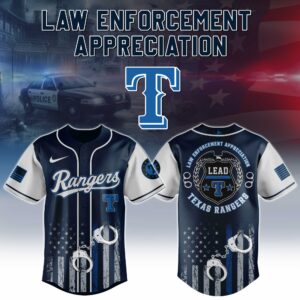 Texas Rangers x Law Enforcement Appreciation Special Edition Jersey