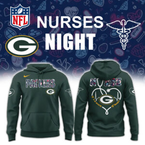 Green Bay Packers x Nurses Appreciation Unisex Hoodie