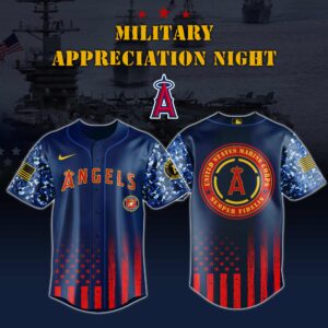 Los Angeles Angels x US Marine Corps Appreciation Special Edition Jersey