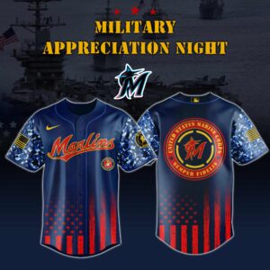 Miami Marlins x US Marine Corps Appreciation Special Edition Jersey