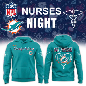 Miami Dolphins x Nurses Appreciation Unisex Hoodie