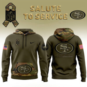 San Francisco 49ers Salute to Service Club Unisex Hoodie
