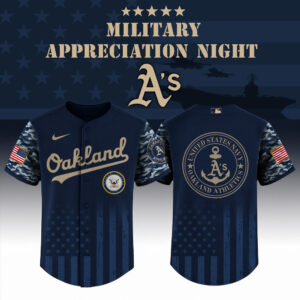 Oakland Athletics x US Navy Appreciation Special Edition Jersey
