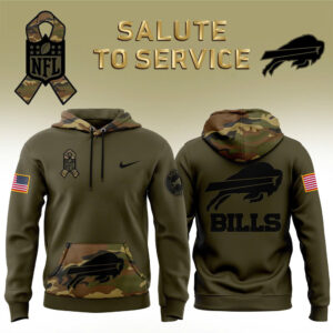 Buffalo Bills Salute to Service Club Unisex Hoodie