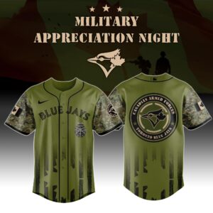 Toronto Blue Jays x Military Appreciation (Army, Navy, USAF, USMC, USCG) Special Edition Jersey