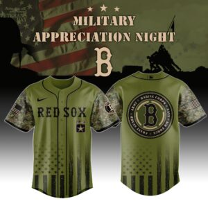 Boston Red Sox x Military Appreciation (Army, Navy, USAF, USMC, USCG) Special Edition Jersey