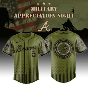 Atlanta Braves x Military Appreciation (Army, Navy, USAF, USMC, USCG) Special Edition Jersey