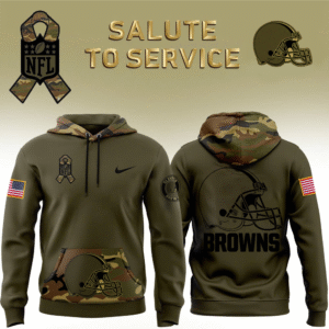 Cleveland Browns Salute to Service Club Unisex Hoodie