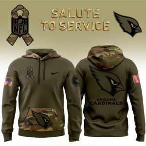 Arizona Cardinals Salute to Service Club Unisex Hoodie