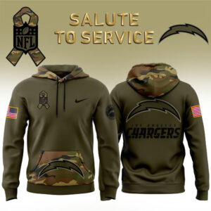 Los Angeles Chargers Salute to Service Club Unisex Hoodie