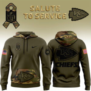 Kansas City Chiefs Salute to Service Club Unisex Hoodie