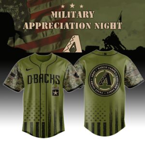 Arizona Diamondbacks x Military Appreciation (Army, Navy, USAF, USMC, USCG) Special Edition Jersey
