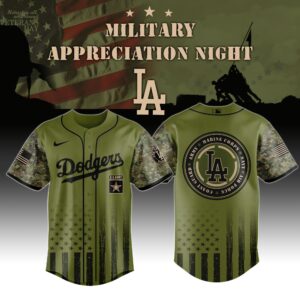Los Angeles Dodgers x Military Appreciation (Army, Navy, USAF, USMC, USCG) Special Edition Jersey