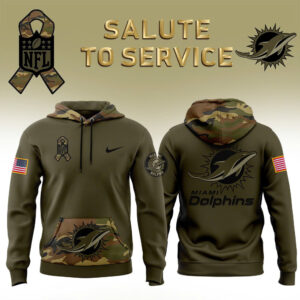 Miami Dolphins Salute to Service Club Unisex Hoodie
