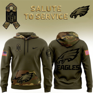 Philadelphia Eagles Salute to Service Club Unisex Hoodie