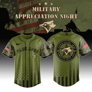 Toronto Blue Jays x US Army Appreciation Special Edition Jersey