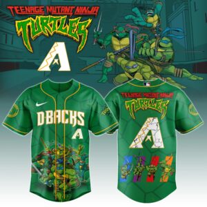Arizona Diamondbacks x Ninja Turtles Special Edition Jersey