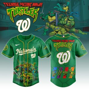 Washington Nationals x Ninja Turtles Special Edition Jersey