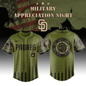 San Diego Padres x Military Appreciation (Army, Navy, USAF, USMC, USCG) Special Edition Jersey