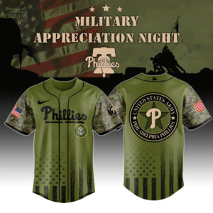 Philadelphia Phillies x US Army Appreciation Special Edition Jersey