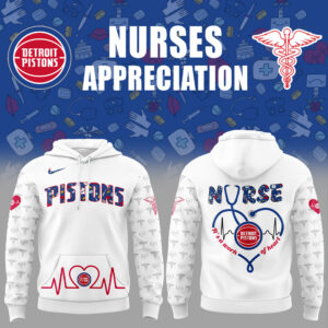 Detroit Pistons x Nurses Appreciation Unisex Hoodie