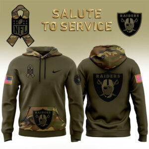 Las Vegas Raiders Salute to Service Club Unisex Hoodie