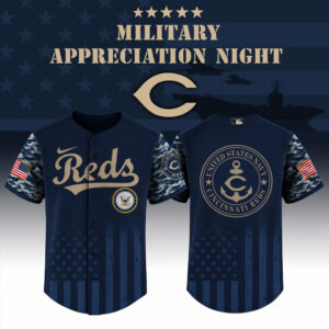 Cincinnati Reds x US Navy Appreciation Special Edition Jersey