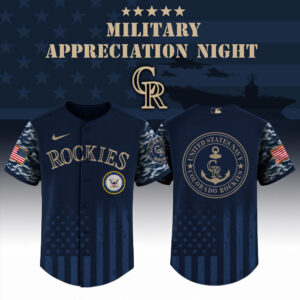 Colorado Rockies x US Navy Appreciation Special Edition Jersey