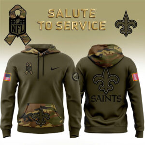 New Orleans Saints Salute to Service Club Unisex Hoodie