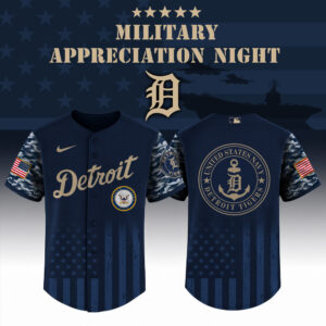 Detroit Tigersx US Navy Appreciation Special Edition Jersey