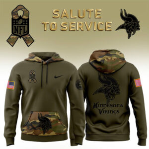 Minnesota Vikings Salute to Service Club Unisex Hoodie