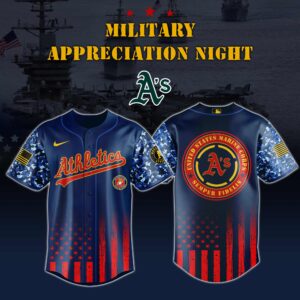Oakland Athletics x US Marine Corps Appreciation Special Edition Jersey