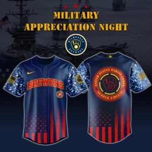 Milwaukee Brewers x US Marine Corps Appreciation Special Edition Jersey