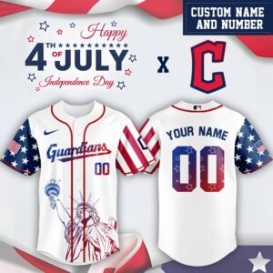Cleveland Guardians x Independence Day Personalized Custom Jersey