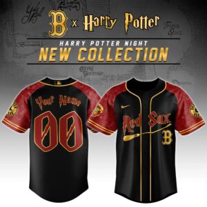 Boston Red Sox x Harry Potter Personalized Custom Jersey