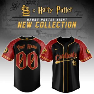 St. Louis Cardinals x Harry Potter Personalized Custom Jersey