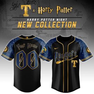 Texas Rangers x Harry Potter Personalized Custom Jersey
