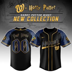Washington Nationals x Harry Potter Personalized Custom Jersey