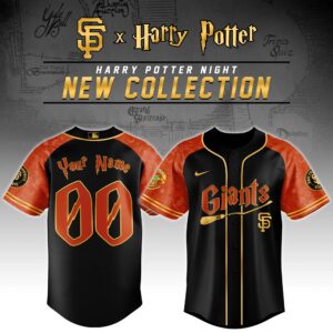 San Francisco Giants x Harry Potter Personalized Custom Jersey