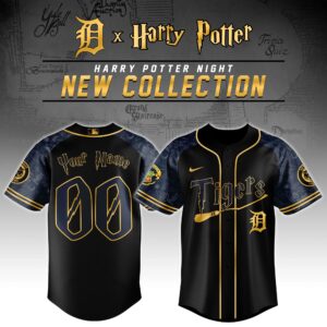 Detroit Tigers x Harry Potter Personalized Custom Jersey
