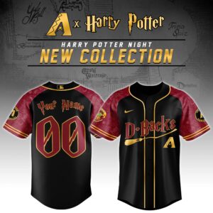 Arizona Diamondbacks x Harry Potter Personalized Custom Jersey