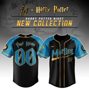 Miami Marlins x Harry Potter Personalized Custom Jersey