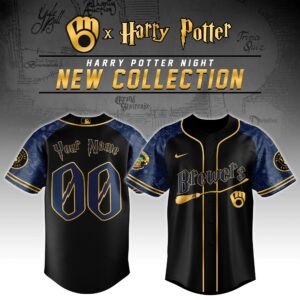 Milwaukee Brewers x Harry Potter Personalized Custom Jersey
