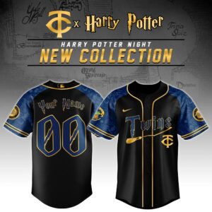 Minnesota Twins x Harry Potter Personalized Custom Jersey