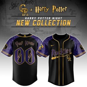 Colorado Rockies x Harry Potter Personalized Custom Jersey