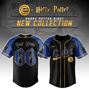 Chicago Cubs x Harry Potter Personalized Custom Jersey