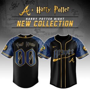 Atlanta Braves x Harry Potter Personalized Custom Jersey