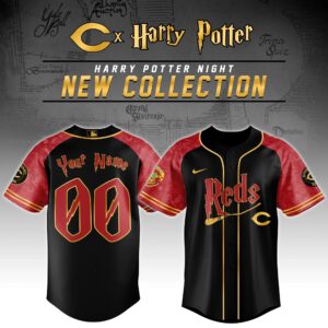 Cincinnati Reds x Harry Potter Personalized Custom Jersey