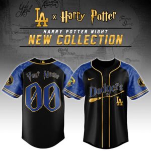 Los Angeles Dodgers x Harry Potter Personalized Custom Jersey