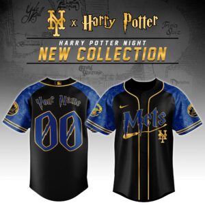 New York Mets x Harry Potter Personalized Custom Jersey